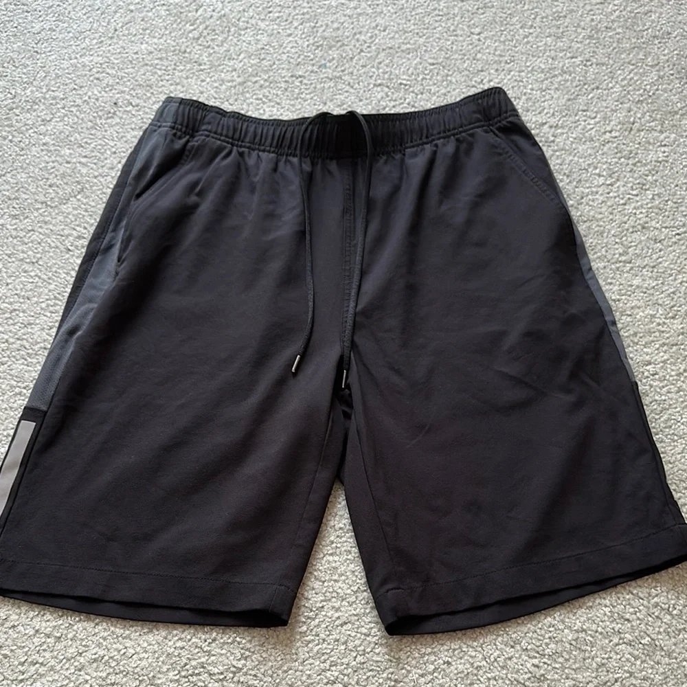 Men's Black Athletic Shorts
